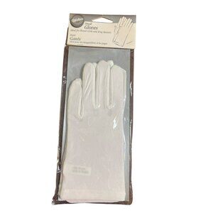 Wilton Small White Gloves 100% Nylon Flower Girls Ring Bearer NEW